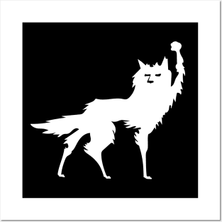 Fantastic Mr Fox - Wolf - Canis Lupus - Simple Posters and Art